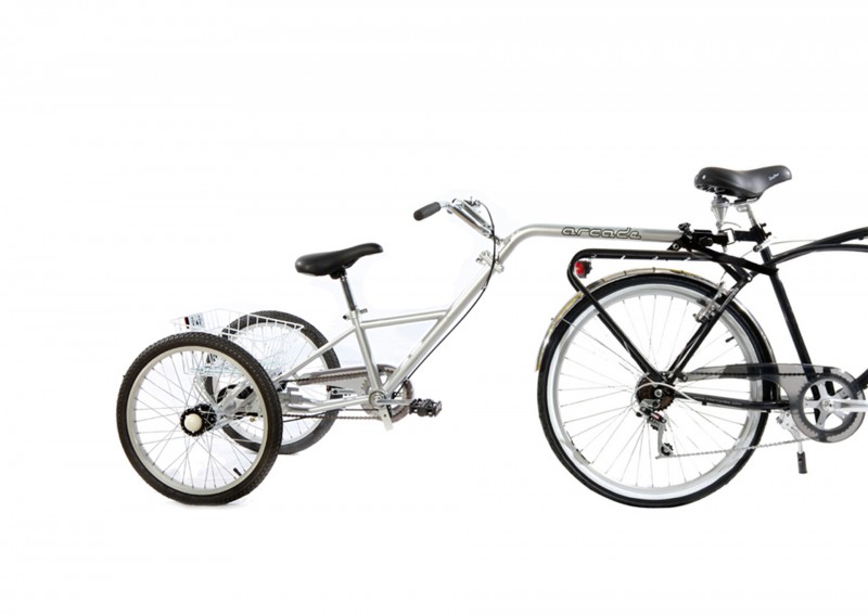 Velocation - location et réparation de vélos à Andernos velo-suiveur-tricycle